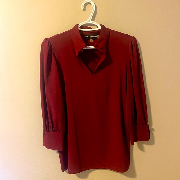 Karl Lagerfeld blouse. - Picture 1 of 2